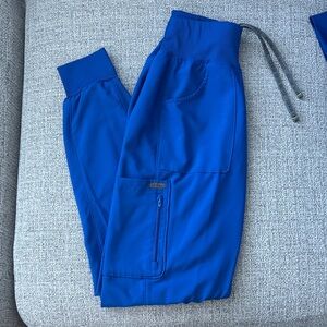 Royal Blue Jogger Scrub Pants